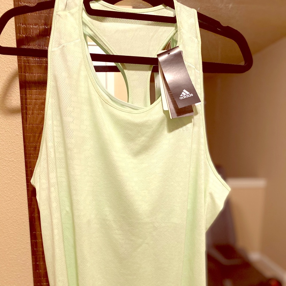 Adidas TKO Tank New with tags Lt  green neon lime